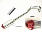 BLEMISHED RED TIP EXHAUST PIPE MUFFLER FOR HONDA CRF50 XR50 SDG SSR 125CC