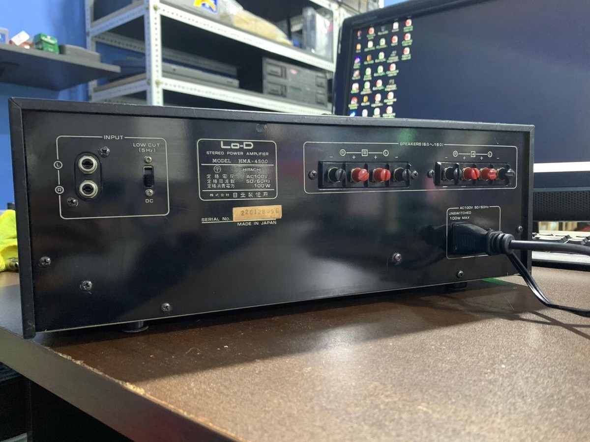 LO-D Hitachi Japanese vintage MOS_FET audio power amplifier LO-D Hitachi Japanese vintage MOS_FET audio power amplifier