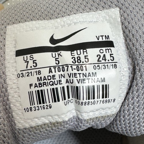 Nike Air Max 97 Mujer EE. UU. 7,5 Gris Brillo Cordones AT0071-001 - Imagen 7 de 11