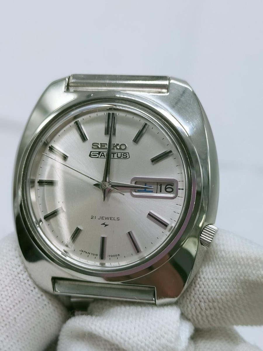セイコー　5ACTUS 21JEWELS　腕時計　7019-7000 Vintage Seiko 5 Actus 21 Jewels wrist watch 7019-7000 031610