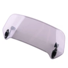 Clip On Motorcycle Windshield Extension Spoiler Wind Screen Deflector Kits New