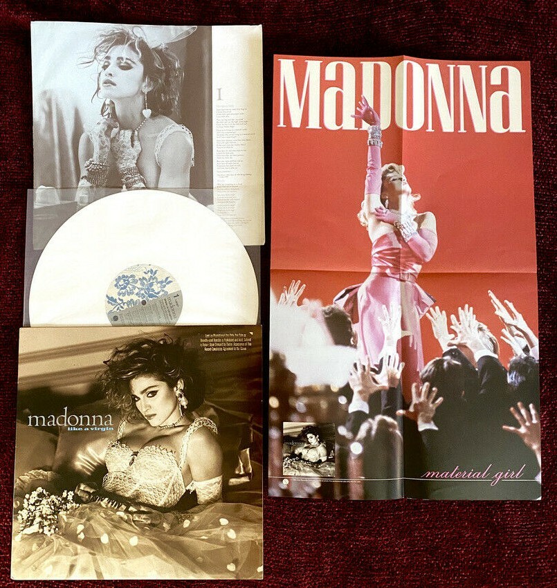 Like a Virgin Gold　Madonna　ポスター Madonna Like a Virgin Poster - Etsy Like a Virgin Gold Madonna