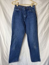 VINTAGE Wrangler Jeans Womens 10x32 13MWZMR Straight Leg High Waist USA Made