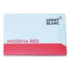 New Montblanc Modena Red Fountain Pen Ink Cartridges 8-piece 128205 Austria Made
