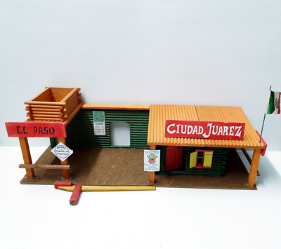Elastolin Wild West Western Zollstation El Paso passend zu Timpo Vintage