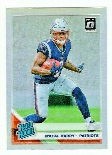 N'Keal Harry 2019 Panini Donruss Optic SILVER Rookie RC #169 Patriots