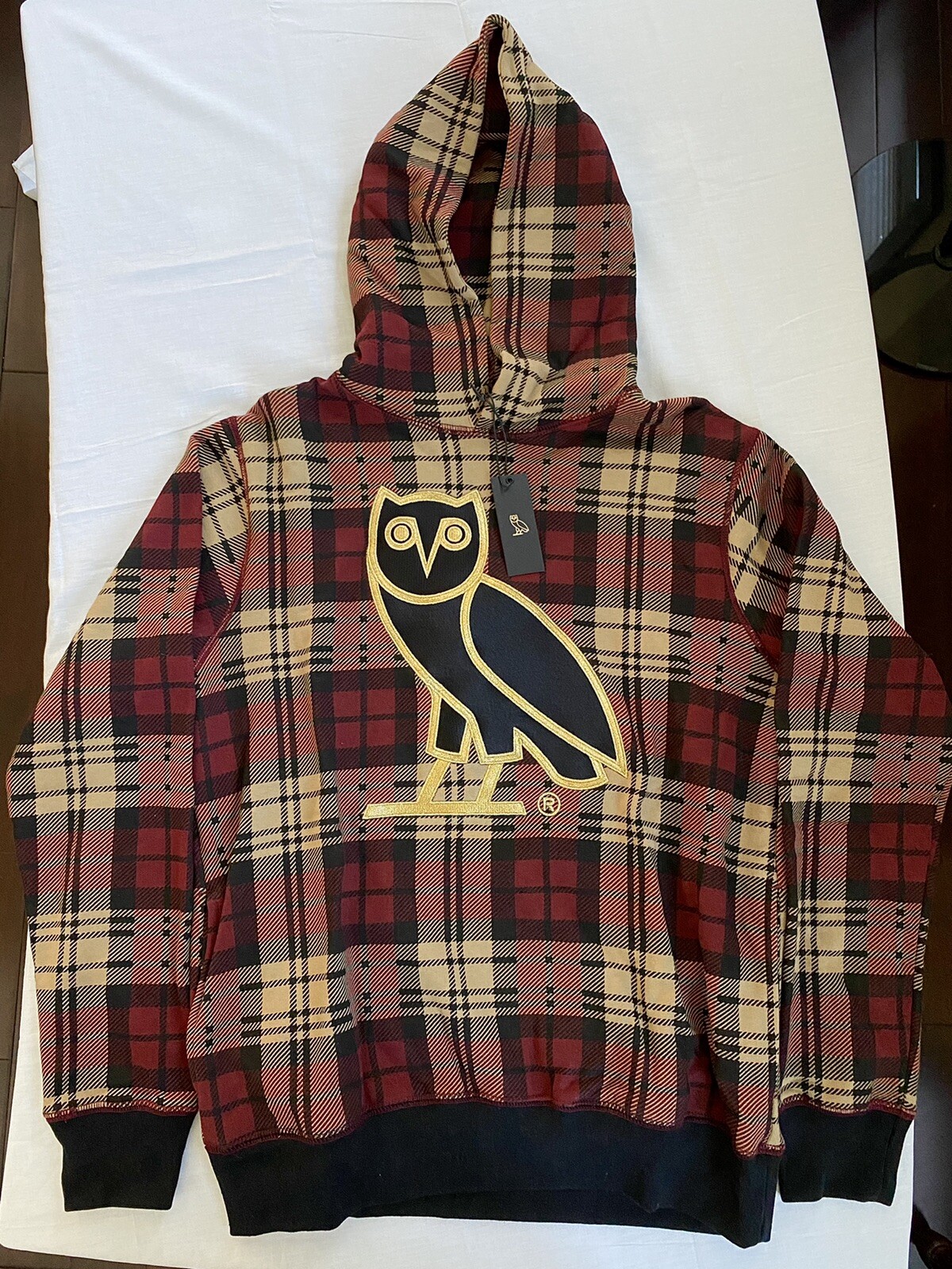 OVO Tartan Red Plaid OG Owl Gold 