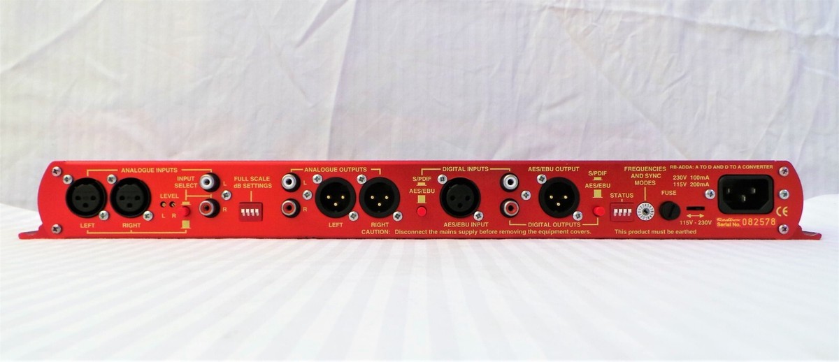 Sonifex REDBOX RB-ADDA A/D and D/A Converter. | eBay
