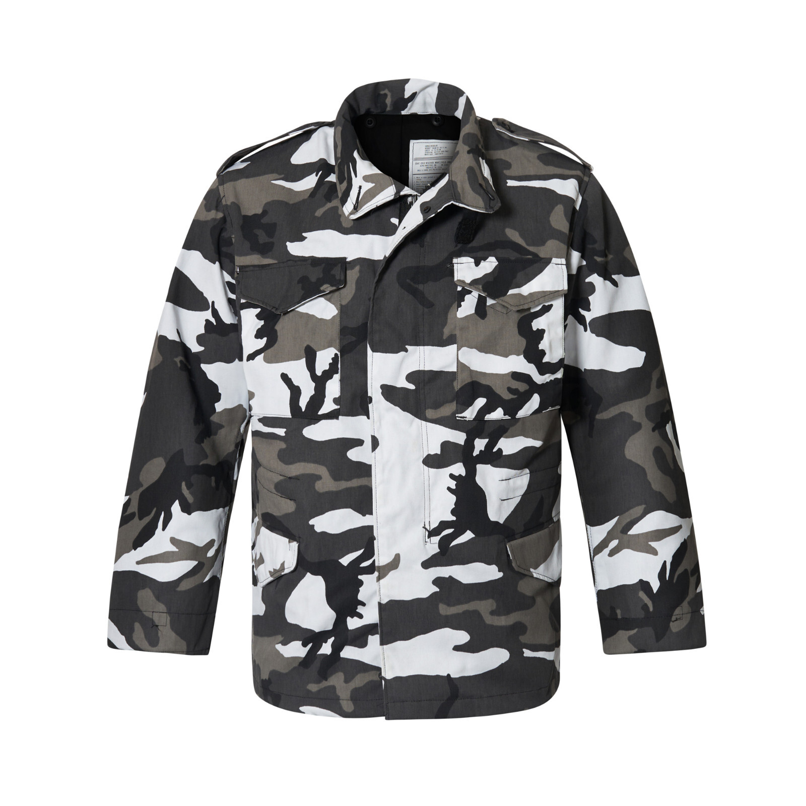 Army Jacket Military Combat Original US M65 Field Snow Urban Camo Vintage  Coat