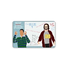 Credit Card Sticker Skins Vinyl Decal  Silicon Valley Tip To Tip Efficiency