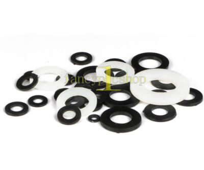 50/100pcs Insulation Gasket Ring Plastic Nylon Flat Spacer Washer For Screw Bolt