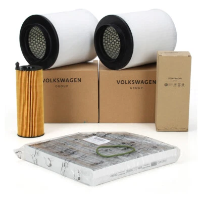 ORIGINAL Audi Filterset Filterpaket 3-tlg A8 D4 (4H) 4.2 TDI quattro 351/385 PS - Bild 1 von 4