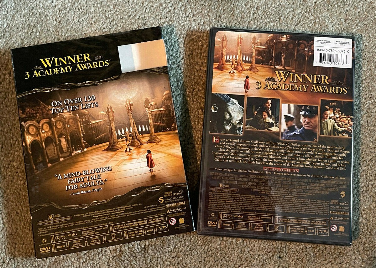PAN'S LABYRINTH DVD w/Slipcover BRAND NEW & SEALED Spanish w