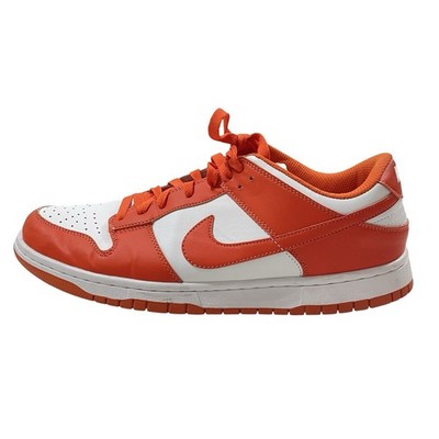 2019 Nike Dunk Low SP Syracuse Size 12 Orange & White Shoes (Retail $100)