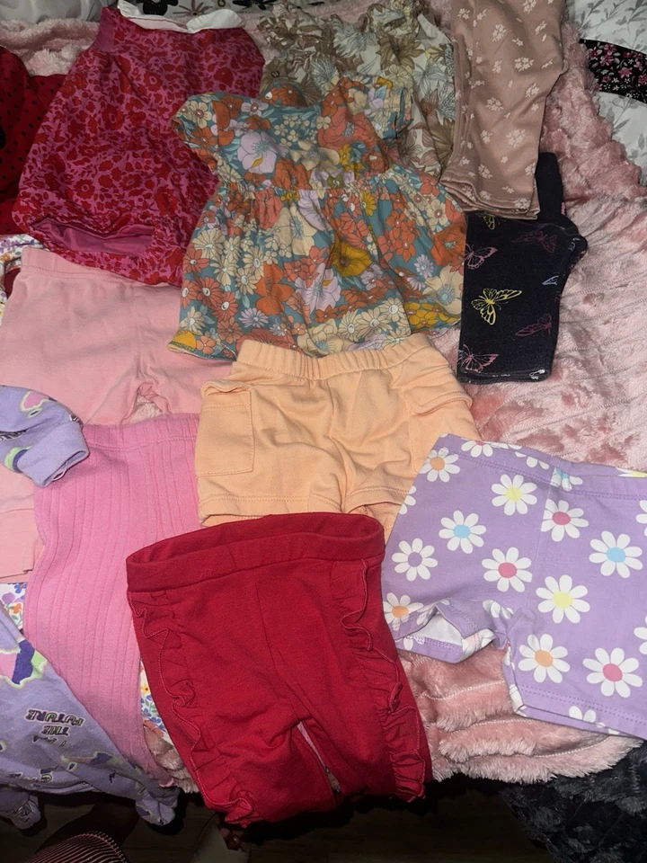 女童婴儿衣服套装 17 件套,秋冬 6/9/12 个月 — 第 2/3 张图片