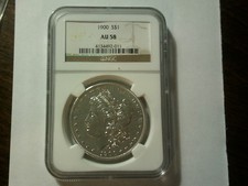 1900-P  Morgan Dollar NGC AU-58