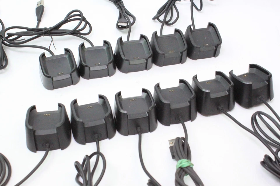 Lot of 11 OEM Fitbit Versa Lite USB Charging Dock Station Cable Chargers - Image 2 of 4