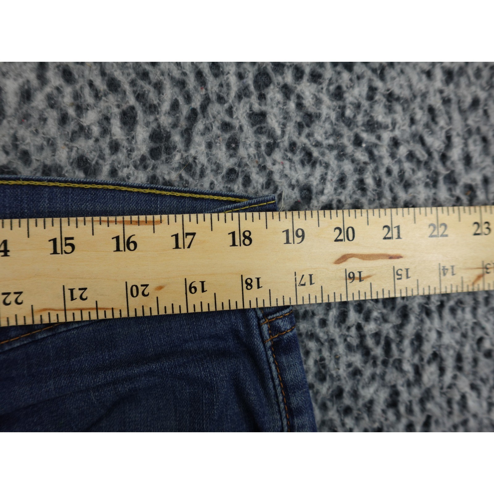 Levis 527 Slim Bootcut Jeans Mens 36x34 Blue Denim Medium Wash image 7