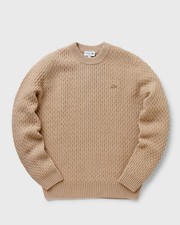    NWT Lacoste Cable Knit Wool Sweater   FR 7 / XXL