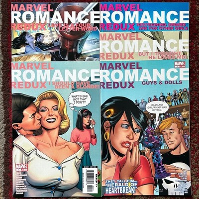 all 5 Marvel Romance Redux w/Jack Kirby, Stan Lee, Gene Colan 2006 Marvel Comics