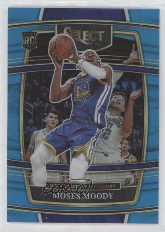 2021-22 Panini Select Concourse Light Blue Prizm 152/299 Moses Moody #62 0l1u