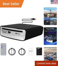 Universal Car CD Player with AUX, Remote Control, USB Compatible