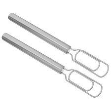  2 PCS Mélangeur De Pâte À Levure Fouet Danois Inox Pate Bâton Pour Pain