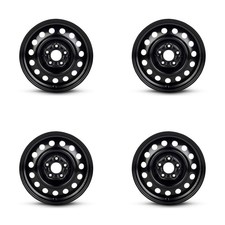 Set Of 4 16 Black Steel Wheels Rims For Kia 5x114.3 R4r0 Genuine 5lug Set Of 4 16 Black Steel Wheels Rims For Kia 5x114.3 R4r0 Genuine 5lug