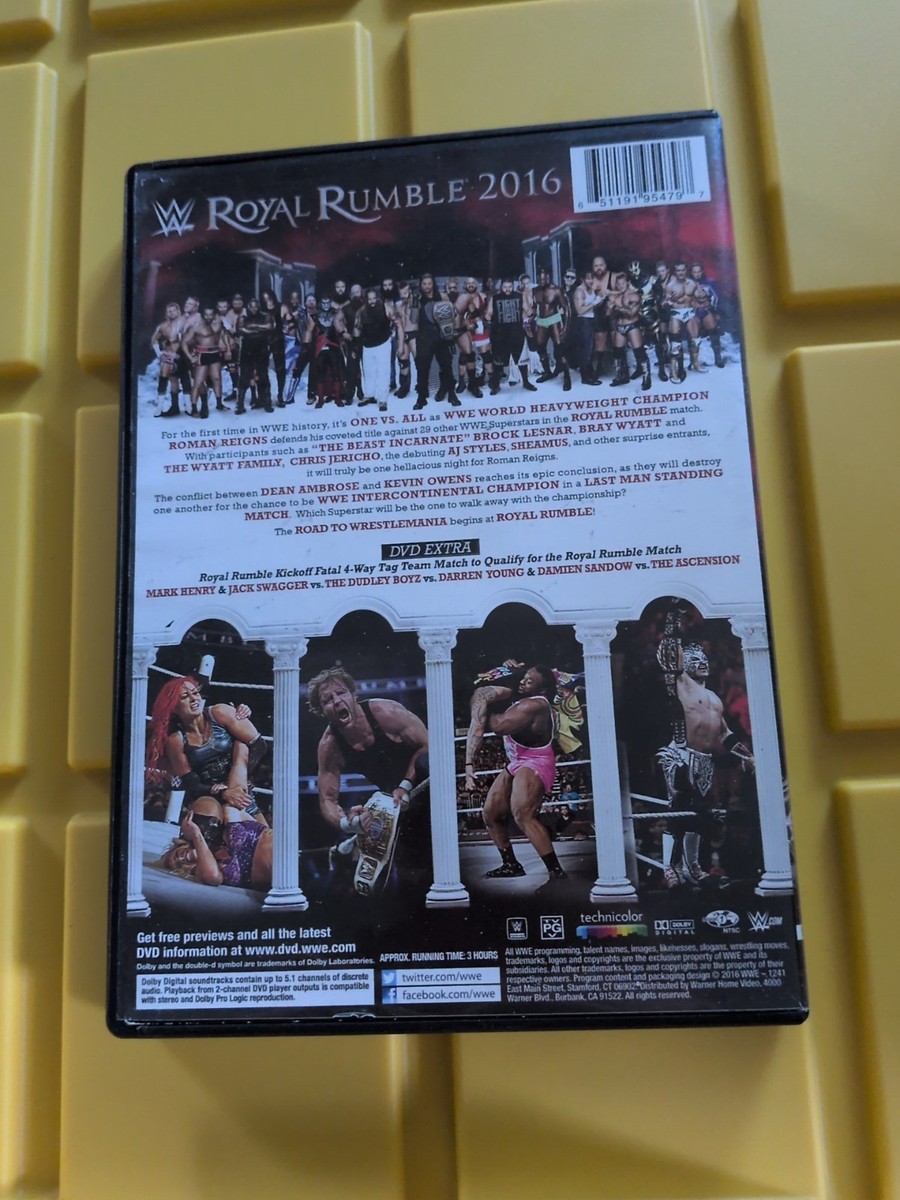 WWE: Royal Rumble 2016 (DVD) 651191954797| eBay