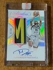 Dominique Malonga 2025 Panini Flawless WNBA Patch Auto Rookie RPA Storm RC /25