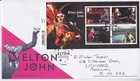 GB ROYAL MAIL FDC FIRST DAY COVER  2019 ELTON JOHN STAMP SHEET HANDWRITTEN