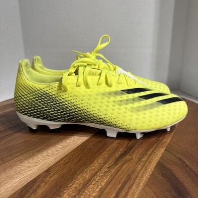 Adidas X Ghosted.3 Firm Ground FW6948 Bright Yellow Soccer Cleats Men's Size 6.5
