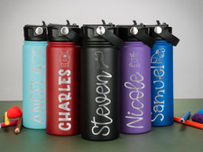 Personalized Water Bottle, Water Sports Bottle, Custom Kid Water Bottle