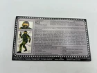 Vintage GI Joe 1993 Ace Uncut Filecard