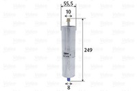 Valeo Kraftstofffilter 587074 FüR Audi