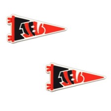 NFL Cincinnati Bengals Football Team For Shoes Shoe Charms - 2 pieces