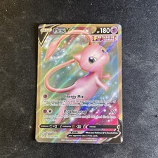 Mew V Fusion Strike Ultra Rare Full Art Holo  250/264  | Pokemon | English