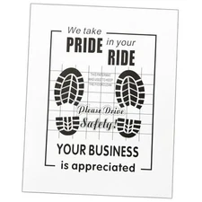 White Car Paper Floor Mats,100Pcs Vehicles Disposable Floor Pads,Temporary 