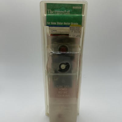 Single Element Water Heaters Replacement Thermostat Electric