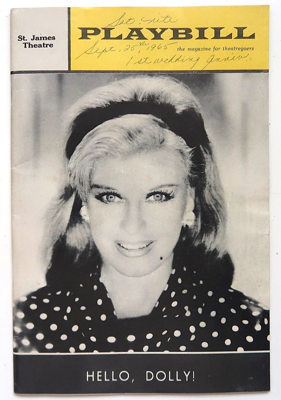 PLAYBILL MAGAZINE SEPTEMBER 1965 VOL. 2 NO. 9 GINGER ROGERS IN HELLO DOLLY!