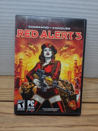 Command & Conquer Red Alert 3 2008 For PC EA Complete With Poster!