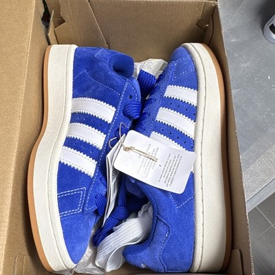 adidas Campus 00s Damen Sneaker Blau/Weiß Wildleder Low Top EU 38 H03471