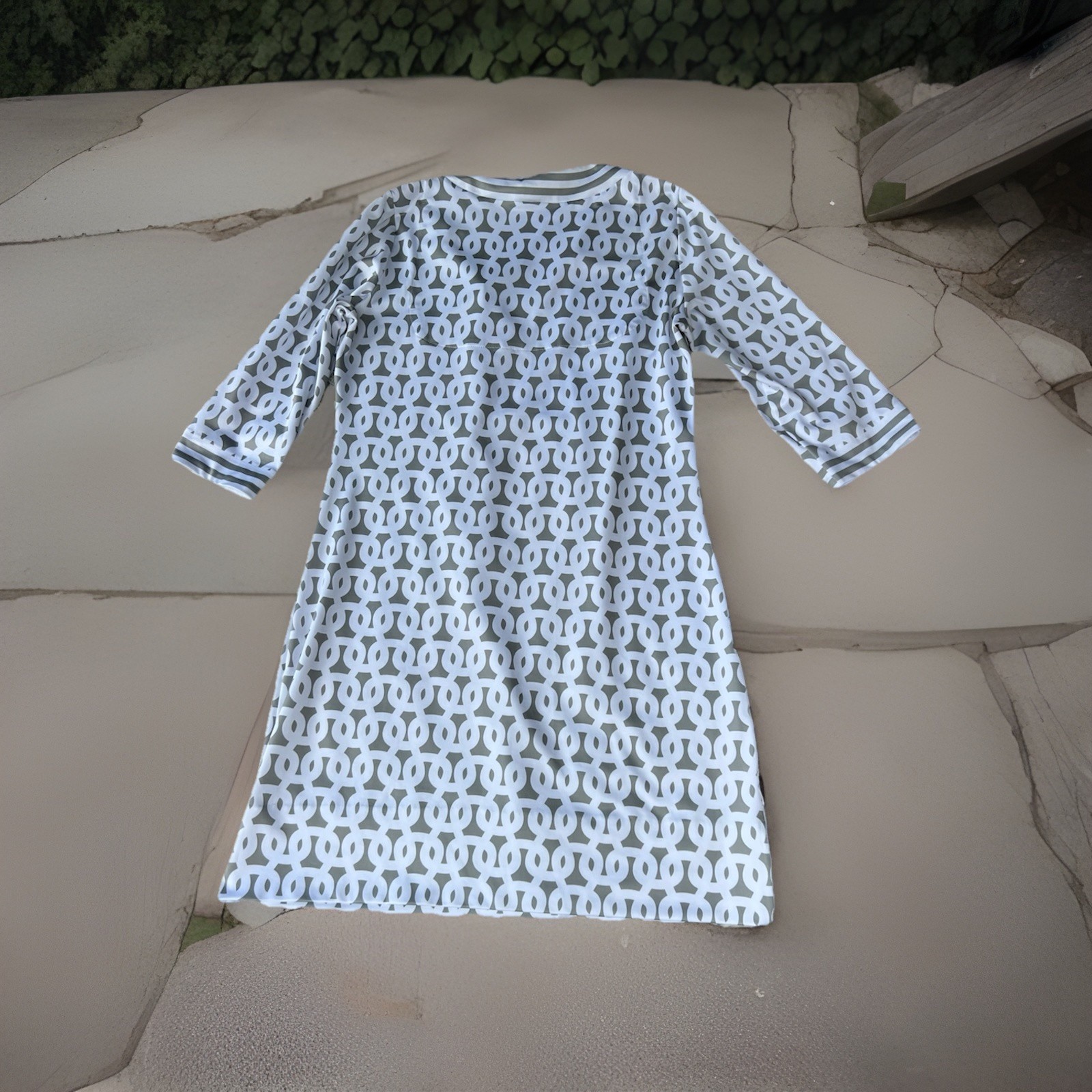 Gretchen Scott Split Neck Size Medium Jersey Dres… - image 2