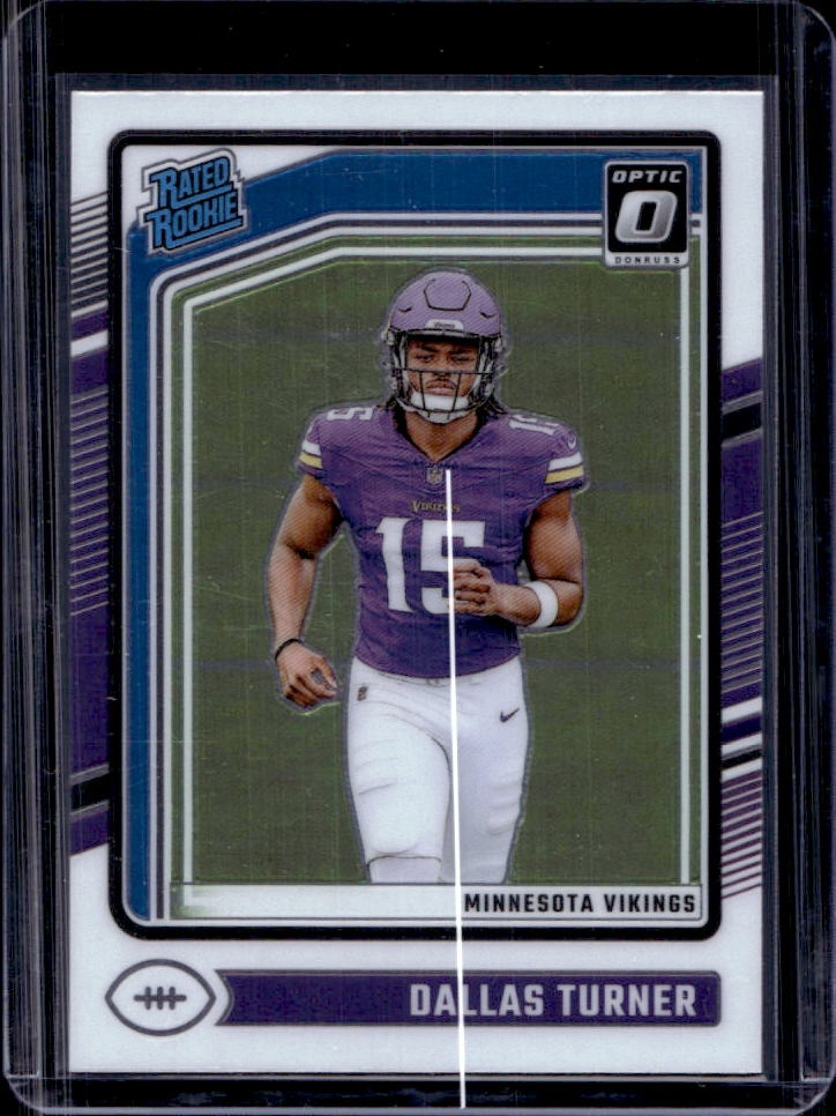 2024 Donruss Optic Dallas Turner Rated Rookie #224 Vikings