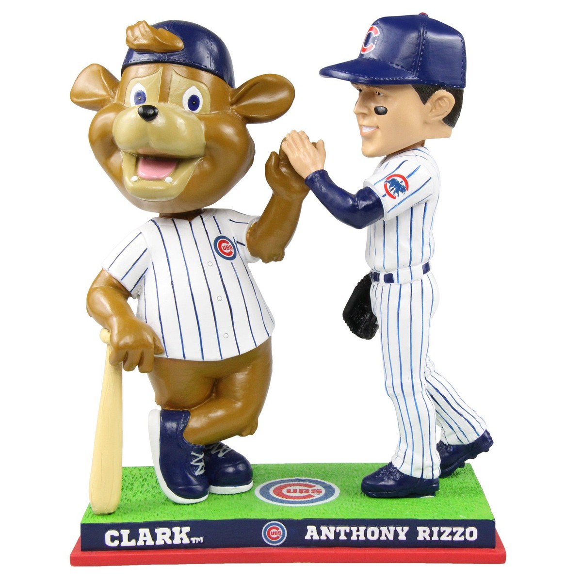 Cubs KB/Rizzo ボブルヘッド Chicago Cubs Clark Anthony Rizzo Mascot Player High Five