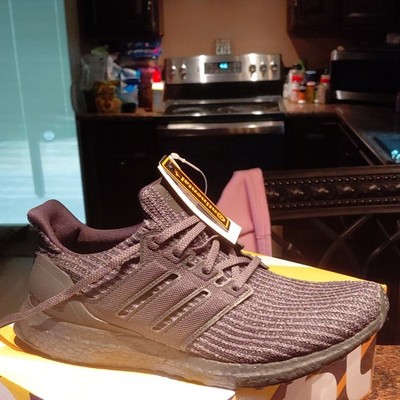 adidas UltraBoost Men's Black Primeknit Running Sneaker Athletic Shoes