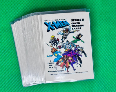 1990 Comic Images Uncanny X-Men Covers Series 2 Full Set