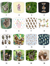 Sloth Jungle Animal Table Lampshades Ceiling Pendants Lights Hanging Lampshades