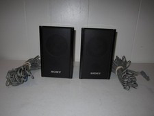 SONY SS-SRP36S / SS MSP36S Surround Speakers W/ Cables Tested Free Shipping!