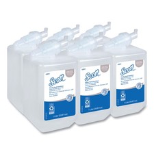 Kleenex� Alcohol-Free Foam Hand Sanitizer, 1,000 ml, Clear, 6/Carton